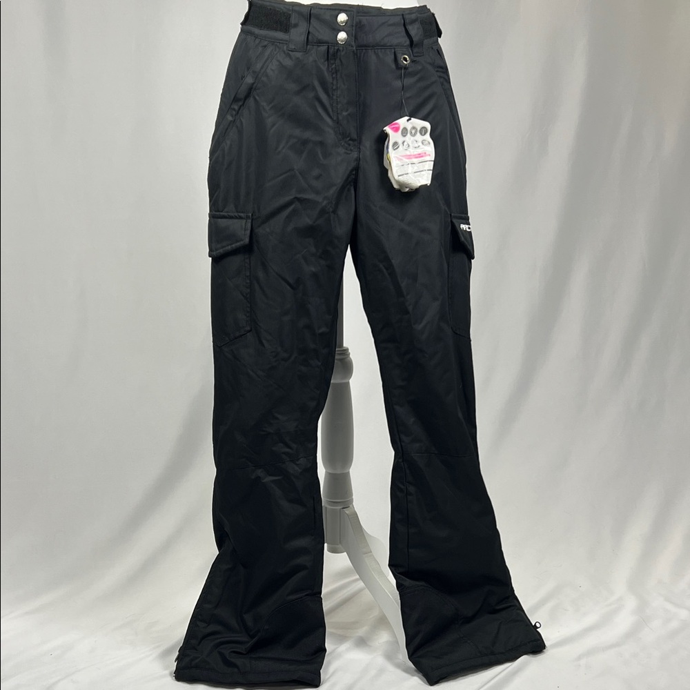 Women’s Arctix Black Cargo Snow Pants Size Small NWT